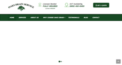 Desktop Screenshot of oaksdrain.com